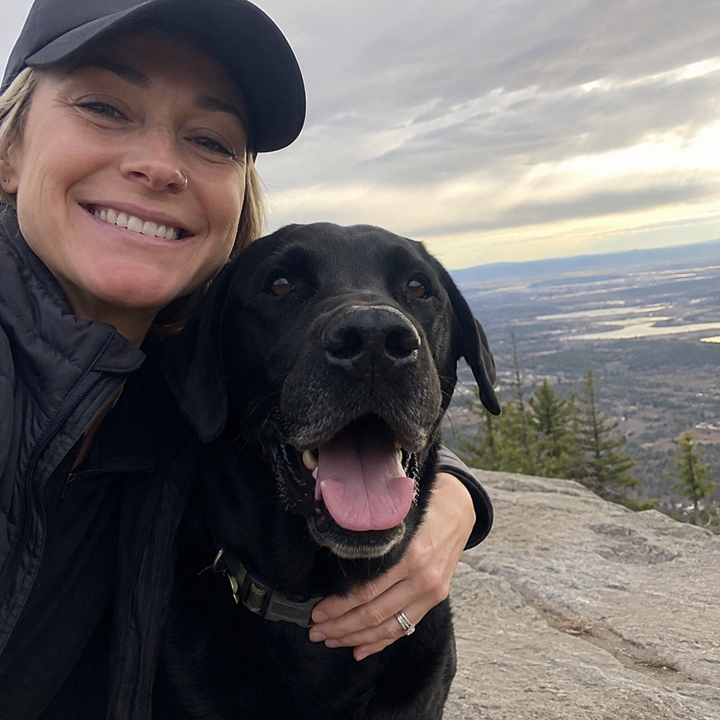 Amanda C. and her Lab Bailey